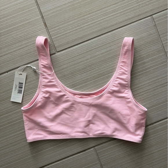 NEW Frankies Bikinis Connor Ribbed Scoop Bikini Top – L - Picture 4 of 6